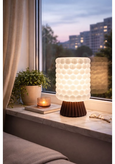 Neolab Lumishell Dekoratif Masa Lambası Çok Renkli