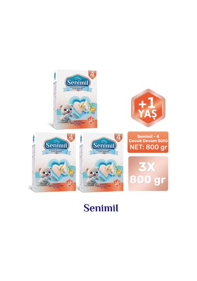 Senımıl 4 Çocuk Devam Sütü 800 G 3 Adet