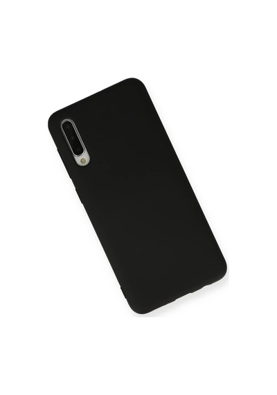 Samsung Galaxy A30s Kılıf Nano İçi Kadife Silikon - Siyah