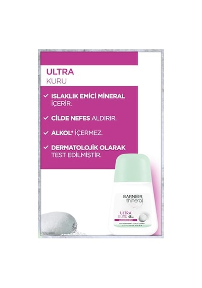 Garnier Mineral Ultra Kuru Kadın Roll-on Deodorant 3600541932623
