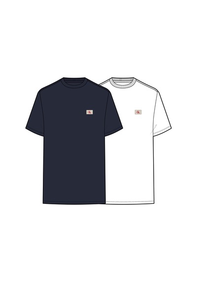 Calvin Klein Erkek Marka Logolu Günlük Kullanıma Uygun Beyaz-lacivert T-shirt Lv04rd248g 2gy Beyaz - Lacivert Calvin Klein Erkek Marka Logolu Günlük Kullanıma Uygun Beyaz-lacivert T-shirt Lv04rd248g 2gy Beyaz - Lacivert