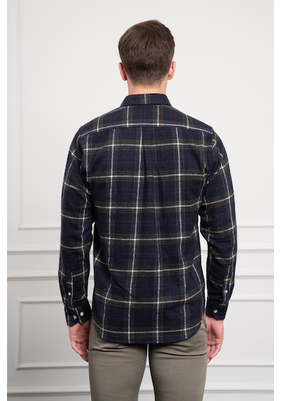 Morven Erkek Haki Regular Fit Desenli Oduncu Gömlek 25ks004001710 Haki Haki