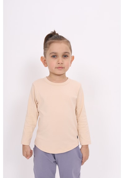 Toontoy Kids Toontoy Erkek Çocuk Baskılı Bisiklet Yaka Uzun Kollu Tişört Lacivert