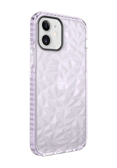 Apple Uyumlu iPhone 12 Kılıf Zore Buzz Kapak Mor