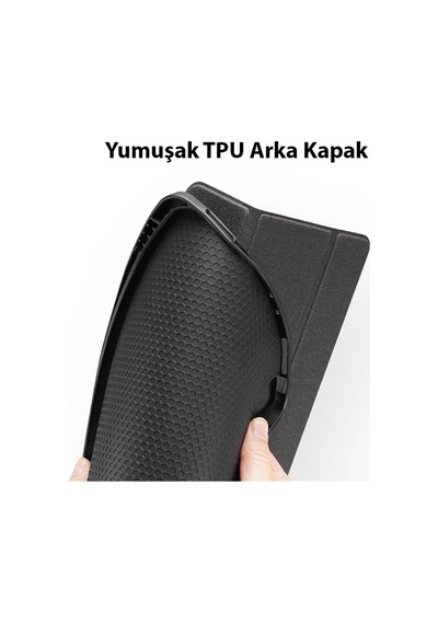 Dux Ducis Apple Uyumlu iPad 10.9 2022 Kılıf Domo Series Kalem Bölmeli Mıknatıslı Standlı K - Hs08377049-8 Siyah Arka Kapak Dux Ducis Apple Uyumlu iPad 10.9 2022 Kılıf Domo Series Kalem Bölmeli Mıknatıslı Standlı K - Hs08377049-8 Siyah Arka Kapak
