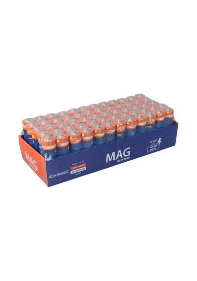 Mag Batteries Mg-26171 Karbon Çinko Aa 60'lı Paket Kalem Pil Aa,r6 Um-3