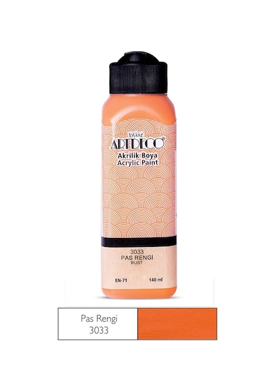 Akrilik Boya 140 Ml Pas Rengi 070r-3033 Metalik