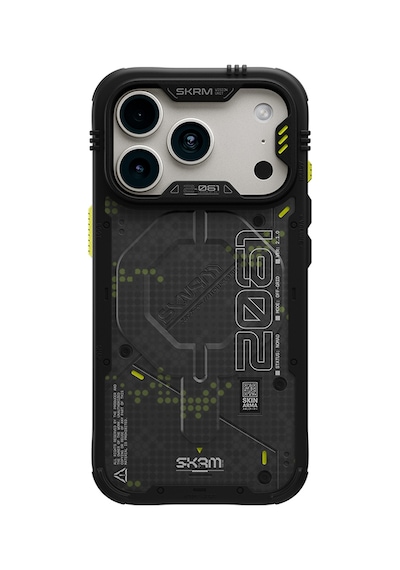 Apple Uyumlu iPhone 18 Pro Max Uyumlu Kılıf M-safe Şarj Özellikli Airbag Tasarımlı Skinarma Vigor Xe Kapak Gri