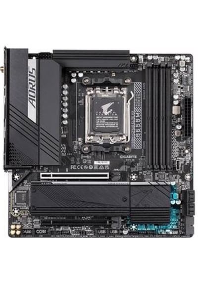 Gıgabyte B650M Aorus Elite AX 6666 MHz (OC) DDR5 Soket AM5 mATX Anakart