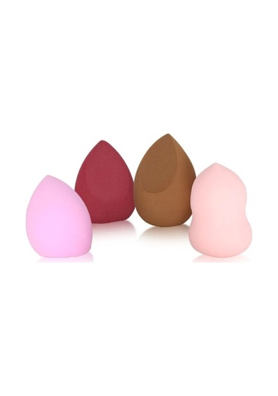 Makyaj Setleri 4 Lü Şişen Makyaj Süngeri Powder Puff Büyük Boy