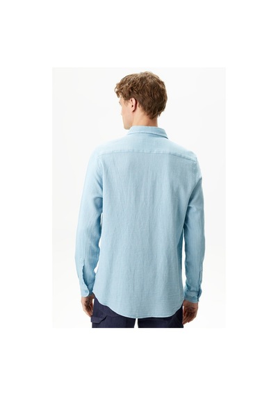 Lacoste Men's Regular Fit Button-down Collar Linen Shirt Green Erkek Düğmeli Yaka Keten Gömlek Mavi Lacoste Men's Regular Fit Button-down Collar Linen Shirt Green Erkek Düğmeli Yaka Keten Gömlek Mavi