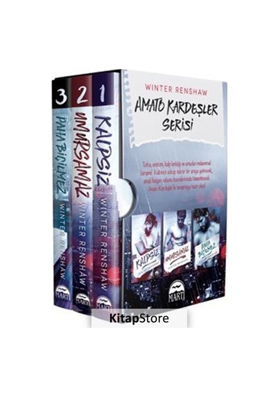Amato Kardeşler Setisi Seti - 3 Kitap Takım - Winter Renshaw - Martı Yayınları