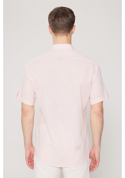 AC&Co / Altınyıldız Classics Erkek Pembe Comfort Fit Düğmeli Yaka %100 Pamuk Flamlı Kısa Kollu Casual Gömlek 4A2022200132PMBS Pembe AC&Co / Altınyıldız Classics Erkek Pembe Comfort Fit Düğmeli Yaka %100 Pamuk Flamlı Kısa Kollu Casual Gömlek 4A2022200132PMBS Pembe