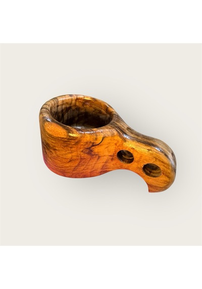 Ahşap El Oyması Kuksa Bardak