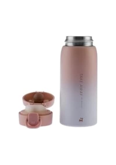 Skyfall Çelik Sızdırmaz Pembe Termos 350 Ml Açık Beyaz