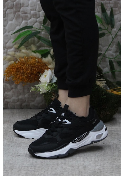 Kinetix Foxy Tx W Siyah Beyaz Sneaker Kadın Spor Ayakkabı 001