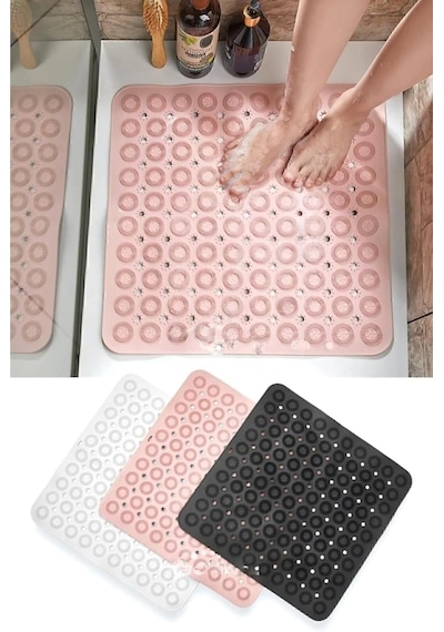 Seahome Kaydırmaz Duşakabin Banyo Ve Duş Paspası Kare Masajlı 100 Adet Vantuzla Yapışır 54 X 54 Cm Bnystisgstore Diğer