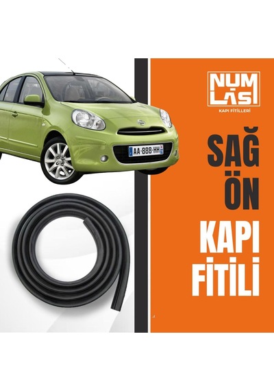 Nissan Micra 2011-2017 Sağ Ön Kapı Fitili-a Kalite-numlas-nm5538