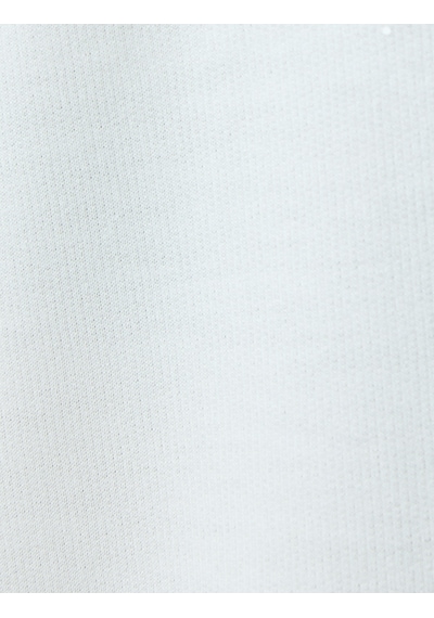 Koton Bisiklet Yaka Kısa Kollu Baskılı Uzun Sweat Elbise Kırık Beyaz 5sak80013uk Ekru