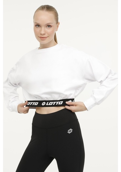 Lotto W-savona C Neck Swt 3pr Beyaz Kadın Sweatshirt 000000000101479520
