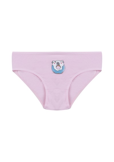 Koza İç Giyim Kız Çocuk 3'lü Penguen Desenli Slip 1050 Mavi