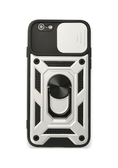Apple Uyumlu iPhone 6 Kilif Pars Lens Yüzüklü Standli Silikon Kilif 531170869