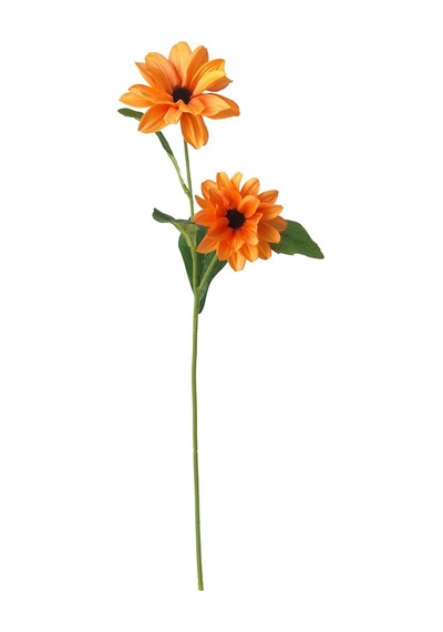 Yapay Çiçek Altın Sarısı /kök Portakal 55cm Güneş Şapkası Meridyendukkan