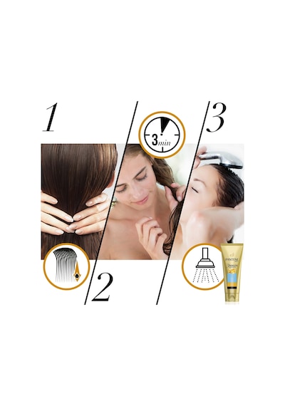 Pantene 3 Minute Miracle Nem Terapisi Saç Bakım Kremi 200 ML