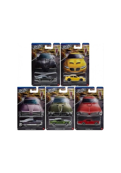 Hot Wheels Silver Series Pontiac 5'li Set Grt01 - 979p Çok Renkli