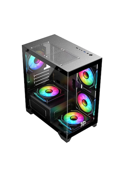 Gameagle 750w + 80 Bronze Power 5 Argb Fanlı Mini Akvaryum Kasa