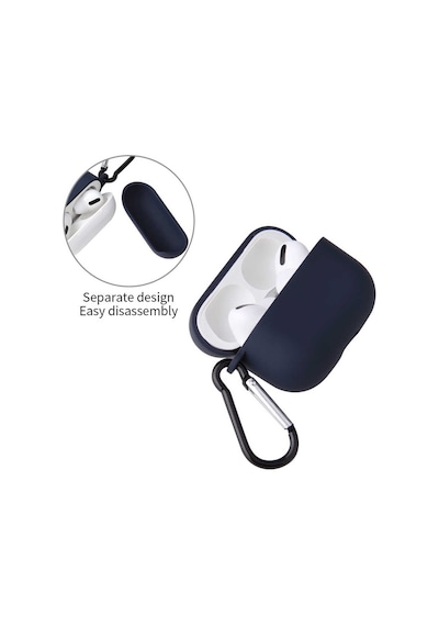 Apple Uyumlu AirPods Pro Kılıf Zore Airbag 11 Silikon Turkuaz