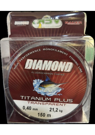 Bauer Titanıum Plus 150 Mt Fluorocarbon 0,40 Mm Misina