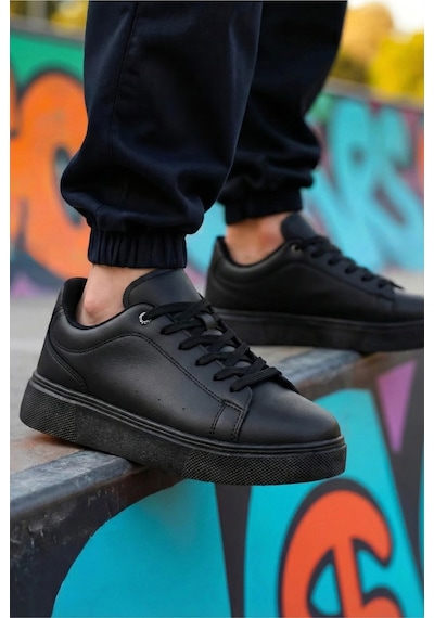 Günlük Erkek Sneaker Ayakkabı-205 Siyah