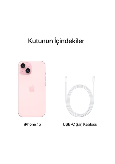 Apple iPhone 15 128 GB (Apple Türkiye Garantili)