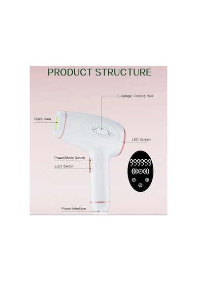 W-1091 Ipl Lazer Epilasyon Cihazı Tüm Vücut/bacaklar/kollar/yüz/bikini Bölgesi 999.999 Flaş Ağrısız