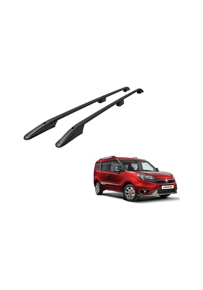 Fiat Doblo 3 Maxi Tavan Çıtası Port Bagaj Taşıyıcı Uzun Siyah 205+