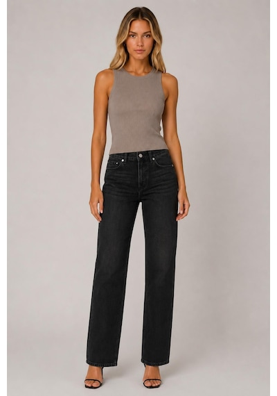 Alexandergardi Straight Fit Denim Pantolon Siyah