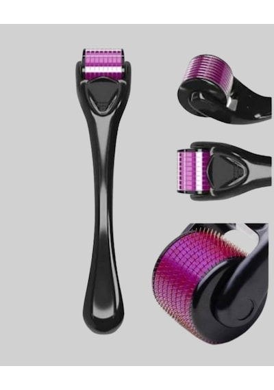 Ev Tipi Mikro İğneli Cilt Bakım Aleti 1 Mm Titanyum Roller -