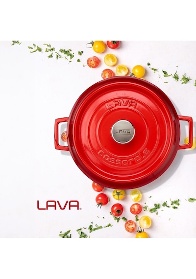 Lava Casserole Çok Fonksiyonlu, 3.40 Litre Lvyst28k2r, Kırmızı/siyah Genel