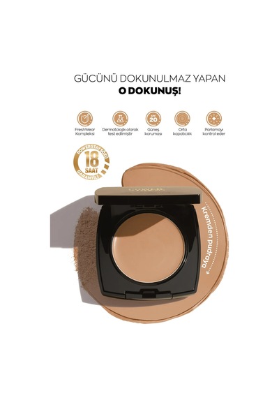 Avon Power Stay Kremsi Pudra Fondöten Light Caramel