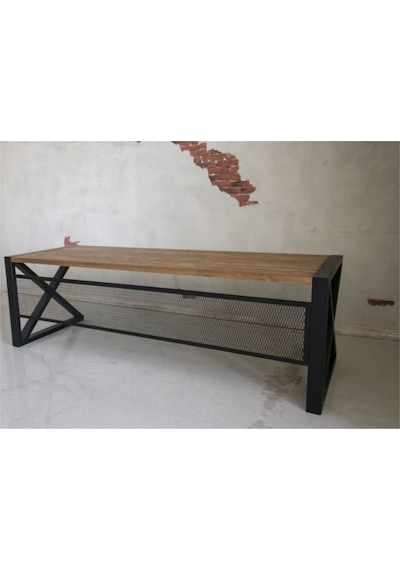 Masif Ahşap Bilgisayar Masası 220 Cm X 85 Cm