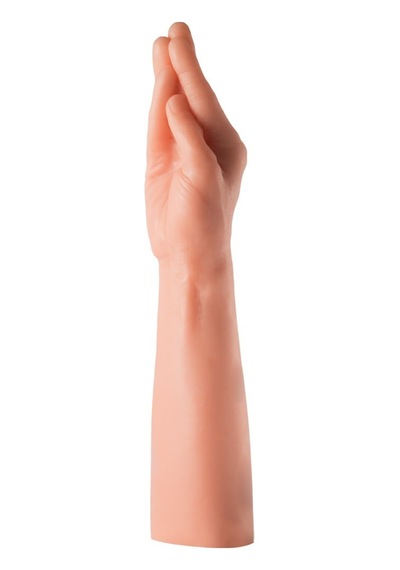 35 Cm Dev Boy Ekstra Kalın Realistik El Tasarımlı Dildo Ten Rengi Çok Renkli