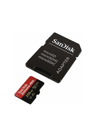 Sandisk Extreme Pro 256Gb Micro Sdxc Uhs-I U3 A2 V30 Hafıza Kartı