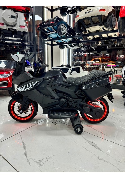 Öykü Bebek Dünyası Akülü Motor 2-8 Yaş Siyah