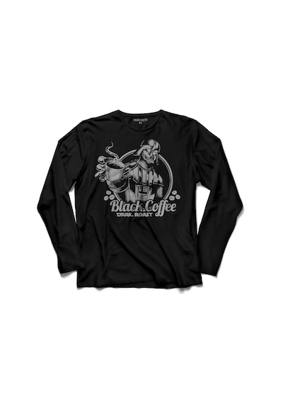 Star Wars Super Vader Black Coffee Dark Roast Uzun Kollu Tişört (512930403)