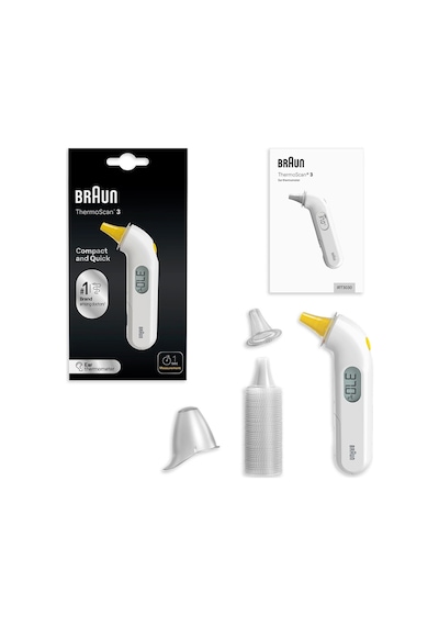 Braun IRT3030 Kulaktan Ateş Ölçer Beyaz