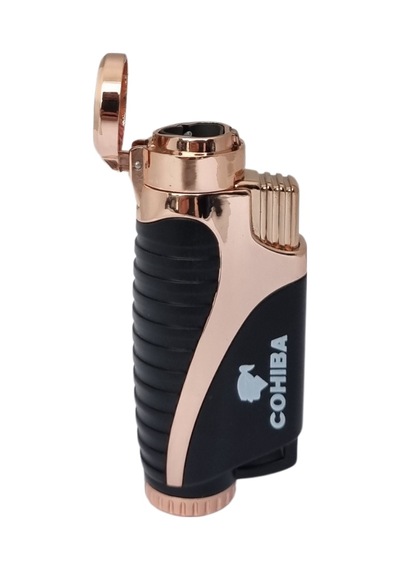 3 Torch Pürmüz Siyah-bronz Puro Çakmağı - Tr7618