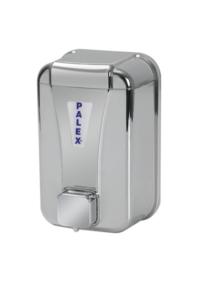 Plastik Sıvı Sabunluk Duvar Tipi Komple Krom 1000 ml