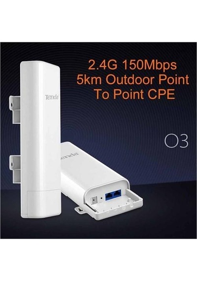 Tenda O3 12dbi 150mbps 2.4ghz 5+km Harici Access Point-211474