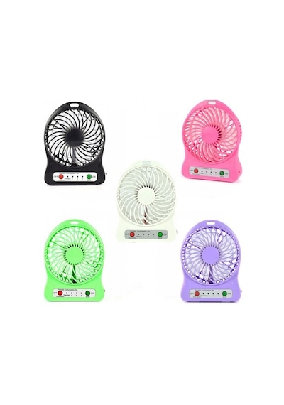 Şarjlı Taşınabilir Mini Usb Fan - Vantilatör